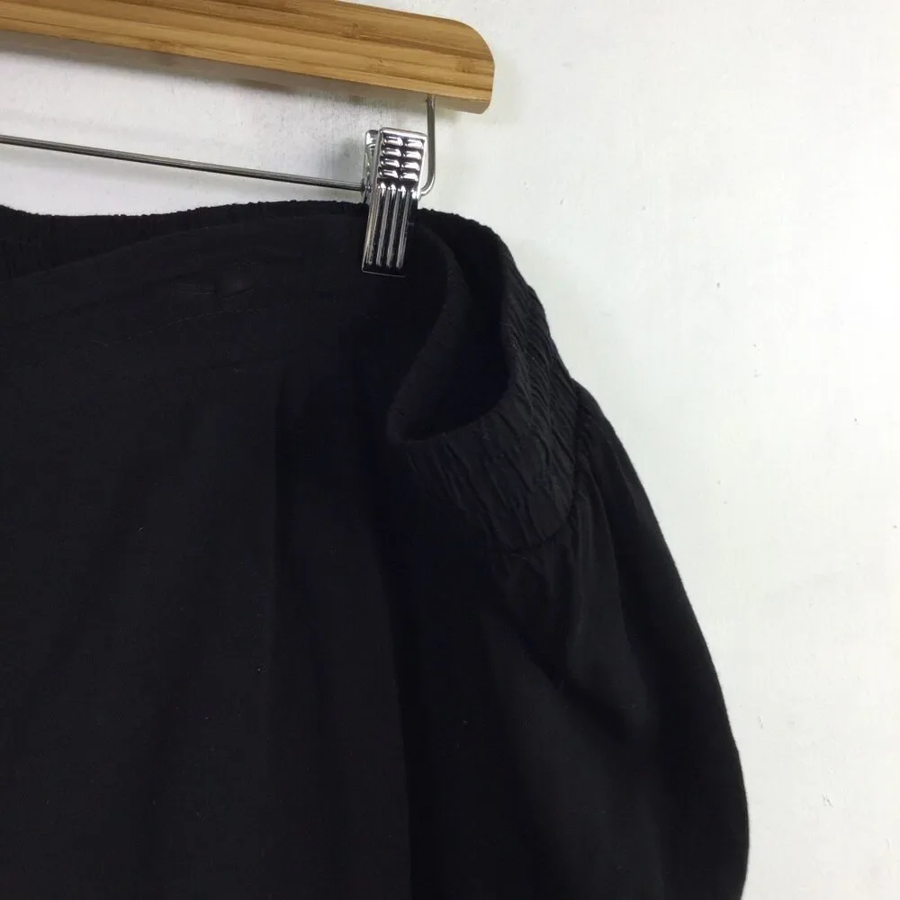 Torrid Womens Wide-Leg Pull-On Tall Pants Drawstring Waist Black Size 3X Tall - Picture 8 of 16